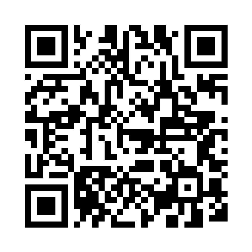 A QR code linking to the interview with Sister Shalini, who shares insights about her life and contributions.